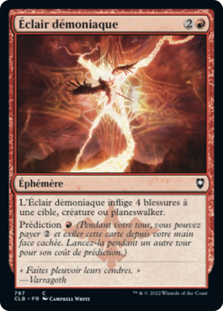 Éclair démoniaque from Commander Legends: Battle for Baldur's Gate - Magic: The Gathering