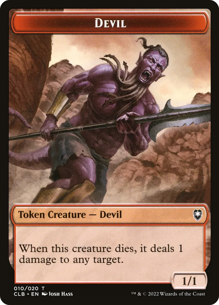 Devil — Commander Legends: Battle for Baldur's Gate — Magic: The Gathering