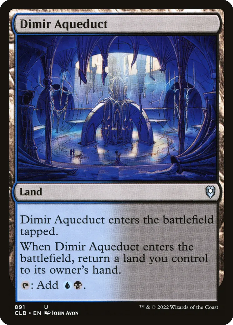 Dimir Aqueduct — Commander Legends: Battle for Baldur's Gate — Magic: The Gathering