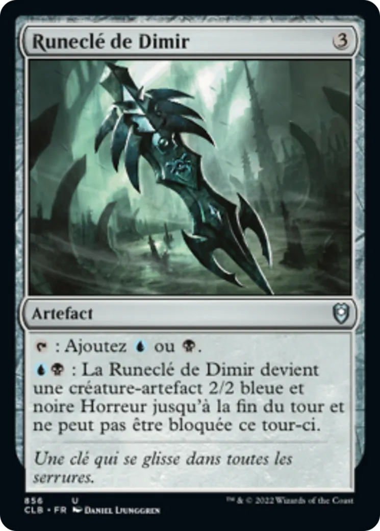 Runeclé de Dimir — Commander Legends: Battle for Baldur's Gate — Magic: The Gathering