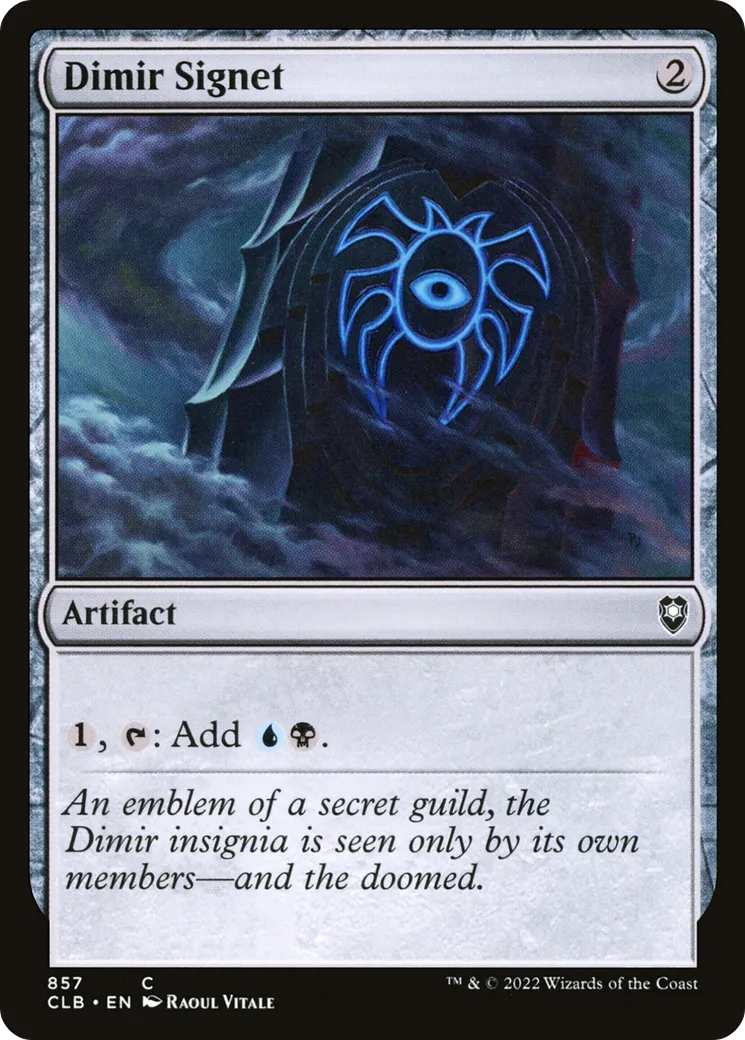 Dimir Signet — Commander Legends: Battle for Baldur's Gate — Magic: The Gathering