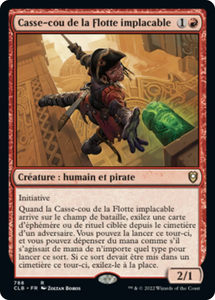 Casse-cou de la Flotte implacable — Commander Legends: Battle for Baldur's Gate — Magic: The Gathering