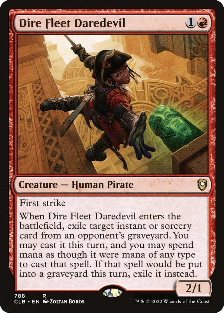 Dire Fleet Daredevil — Commander Legends: Battle for Baldur's Gate — Magic: The Gathering