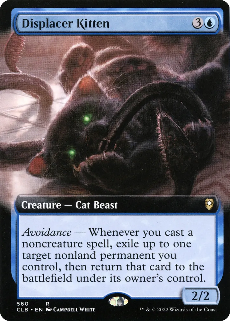 Displacer Kitten — Commander Legends: Battle for Baldur's Gate — Magic: The Gathering