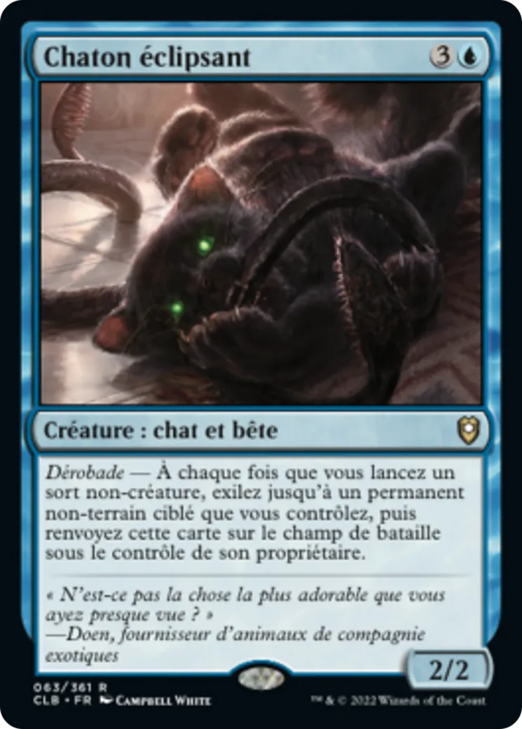 Chaton éclipsant — Commander Legends: Battle for Baldur's Gate — Magic: The Gathering