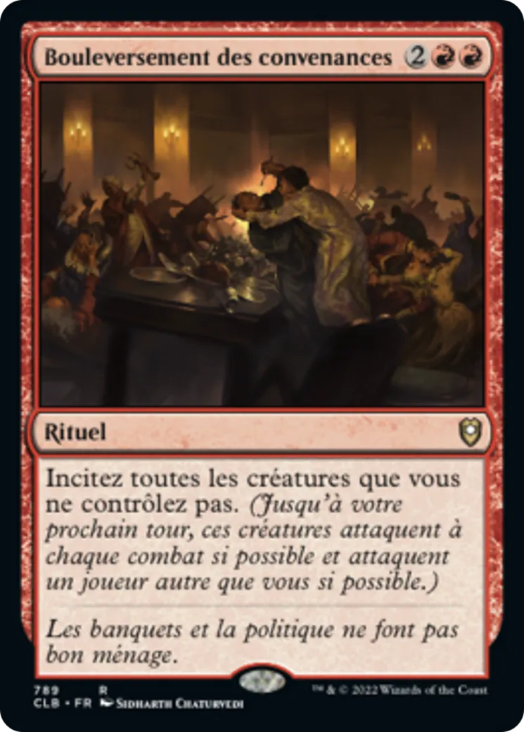 Bouleversement des convenances from Commander Legends: Battle for Baldur's Gate - Magic: The Gathering