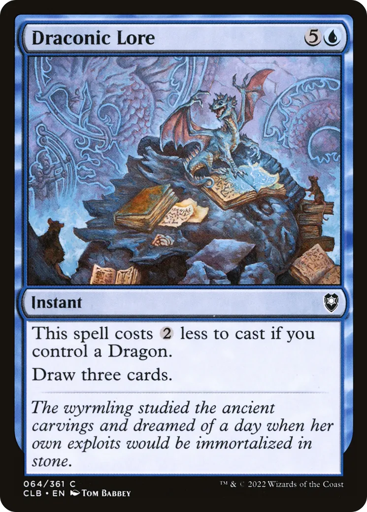 Draconic Lore — Commander Legends: Battle for Baldur's Gate — Magic: The Gathering