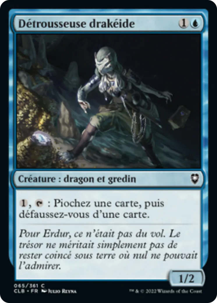 Détrousseuse drakéide — Commander Legends: Battle for Baldur's Gate — Magic: The Gathering