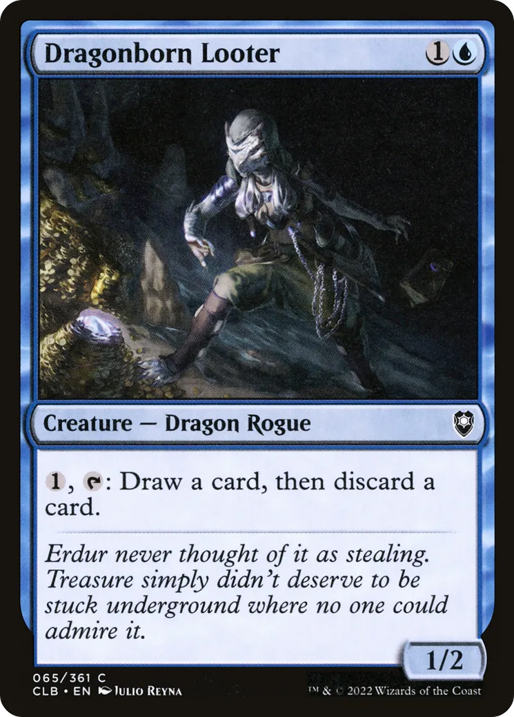 Détrousseuse drakéide — Commander Legends: Battle for Baldur's Gate — Magic: The Gathering