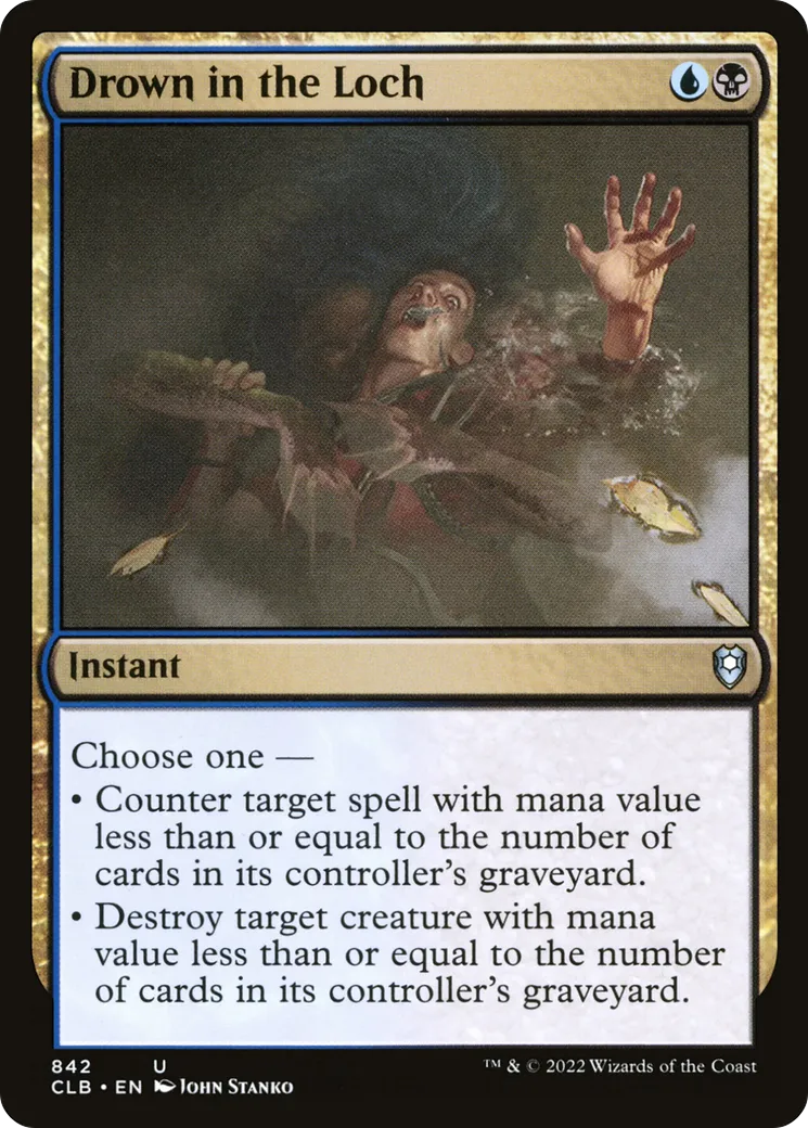 Drown in the Loch — Commander Legends: Battle for Baldur's Gate — Magic: The Gathering