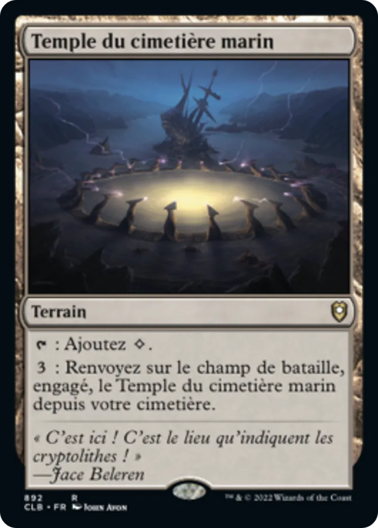 Temple du cimetière marin — Commander Legends: Battle for Baldur's Gate — Magic: The Gathering