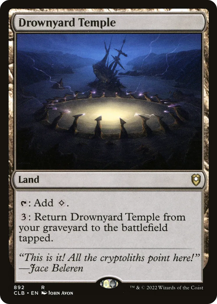 Drownyard Temple — Commander Legends: Battle for Baldur's Gate — Magic: The Gathering