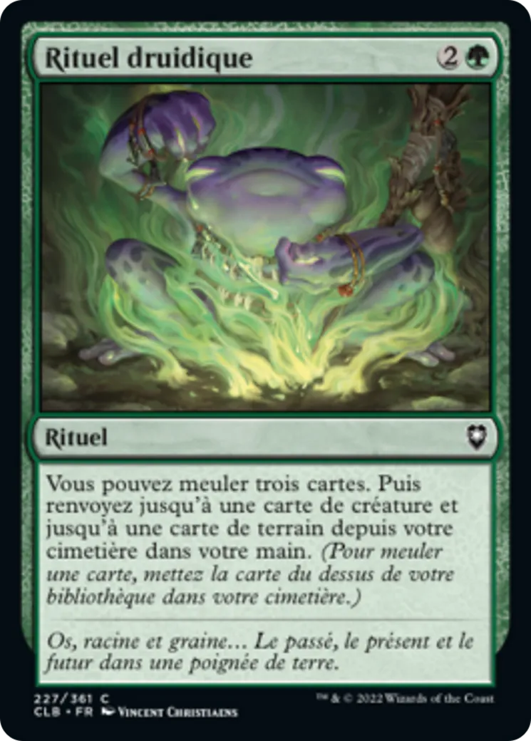 Rituel druidique — Commander Legends: Battle for Baldur's Gate — Magic: The Gathering