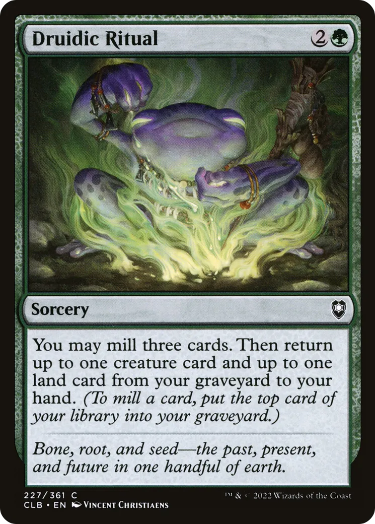 Rituel druidique — Commander Legends: Battle for Baldur's Gate — Magic: The Gathering