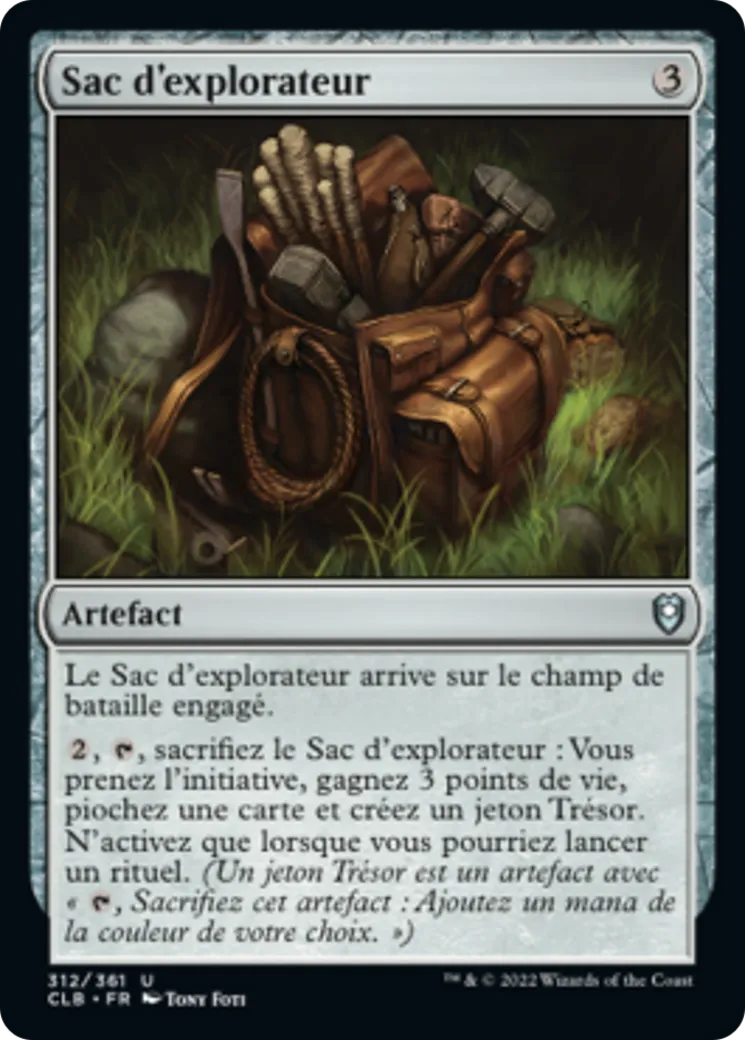 Sac d'explorateur from Commander Legends: Battle for Baldur's Gate - Magic: The Gathering