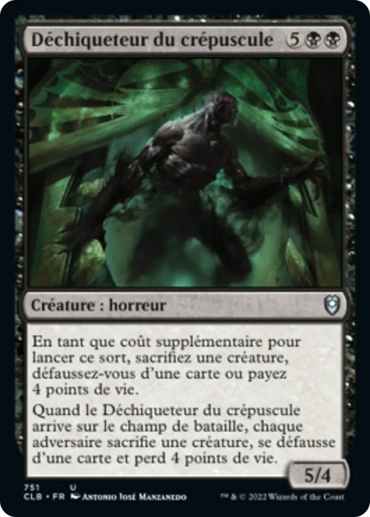 Déchiqueteur du crépuscule — Commander Legends: Battle for Baldur's Gate — Magic: The Gathering