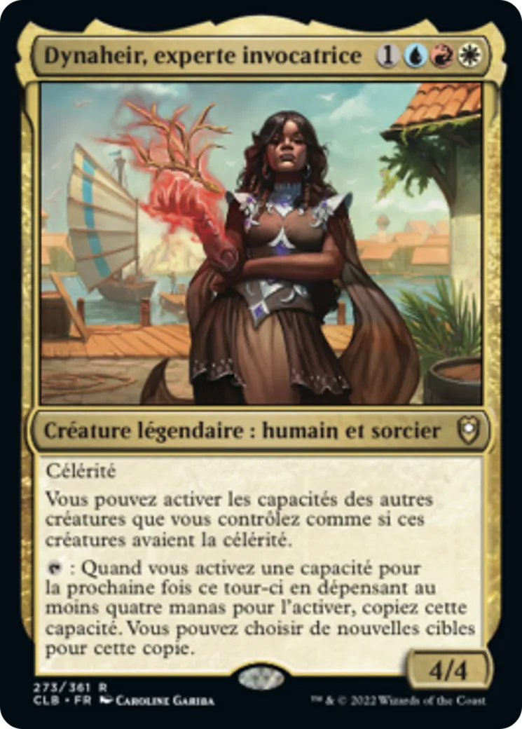 Dynaheir, experte invocatrice — Commander Legends: Battle for Baldur's Gate — Magic: The Gathering