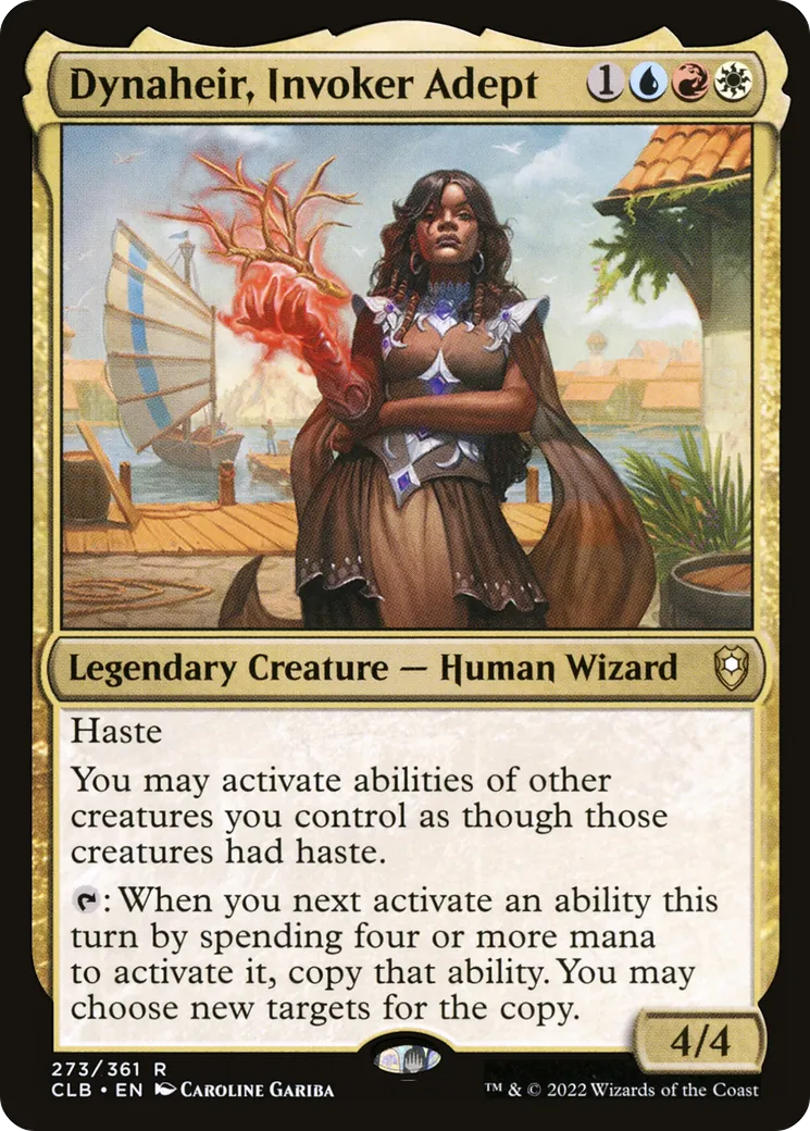 Dynaheir, Invoker Adept — Commander Legends: Battle for Baldur's Gate — Magic: The Gathering