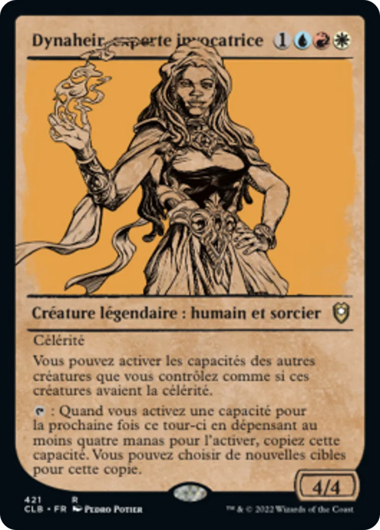 Dynaheir, experte invocatrice — Commander Legends: Battle for Baldur's Gate — Magic: The Gathering