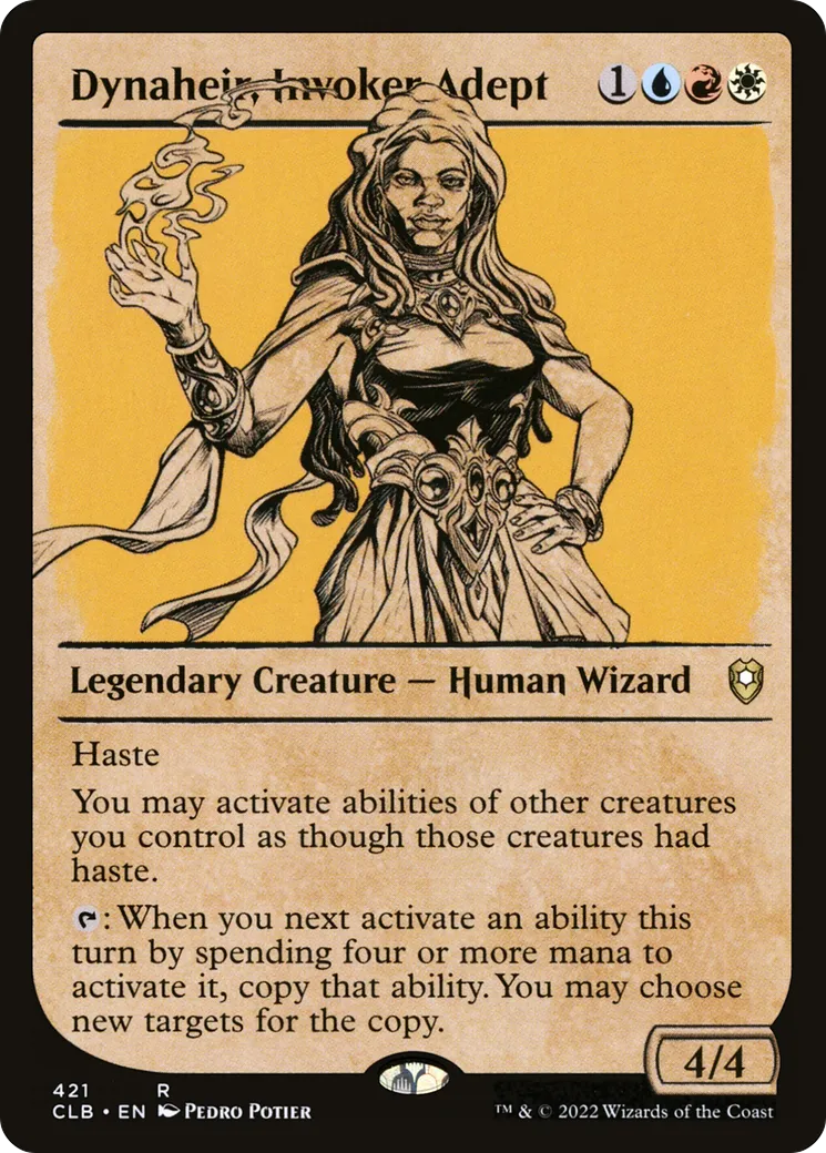 Dynaheir, Invoker Adept — Commander Legends: Battle for Baldur's Gate — Magic: The Gathering