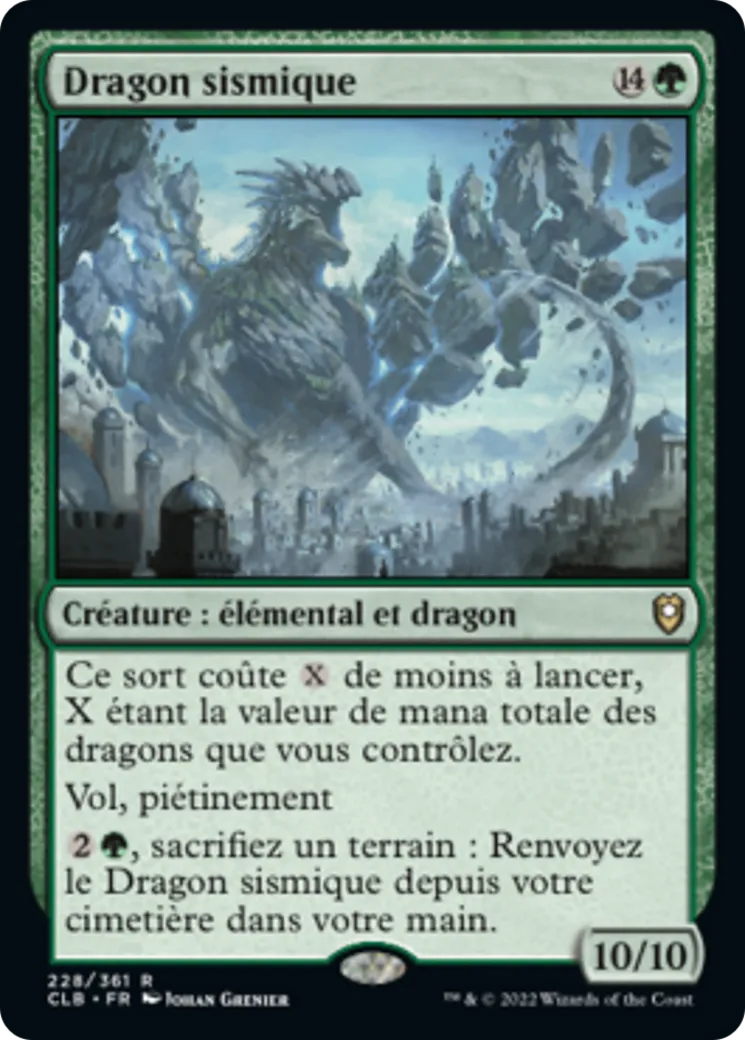 Dragon sismique — Commander Legends: Battle for Baldur's Gate — Magic: The Gathering