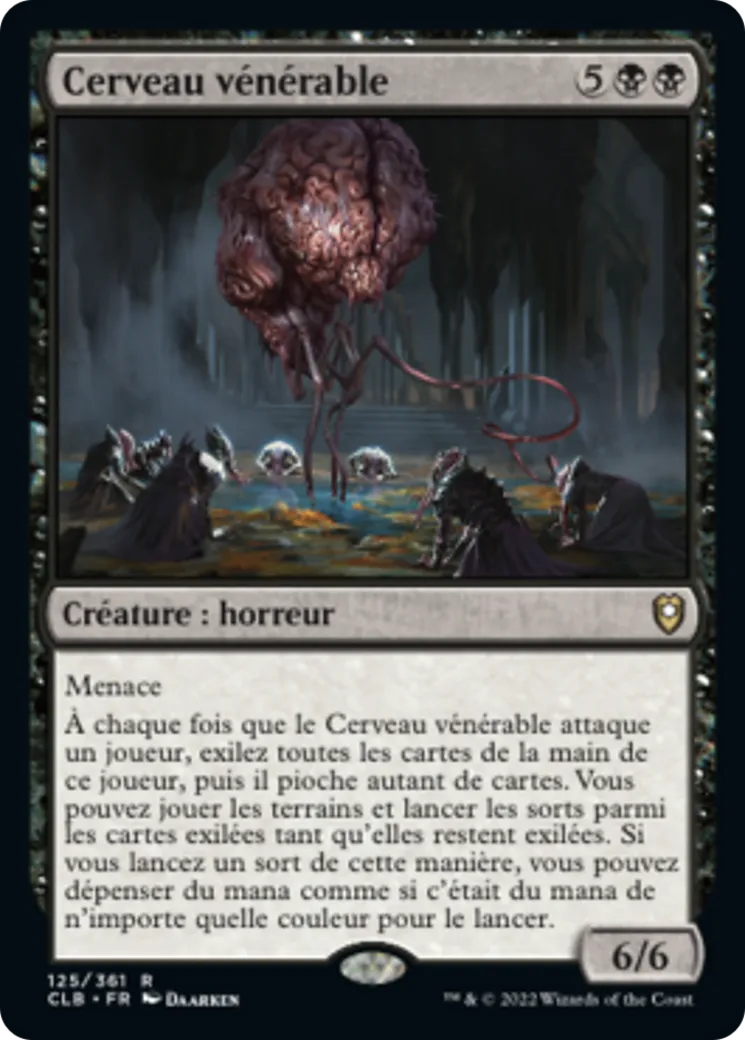 Cerveau vénérable — Commander Legends: Battle for Baldur's Gate — Magic: The Gathering