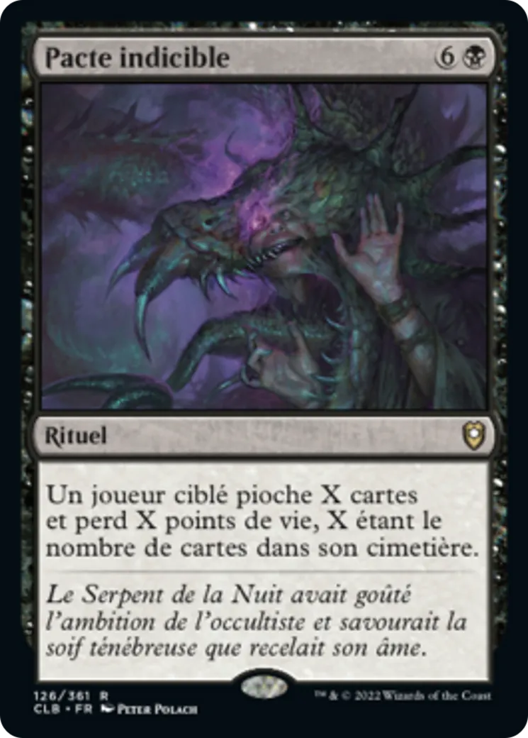 Pacte indicible — Commander Legends: Battle for Baldur's Gate — Magic: The Gathering