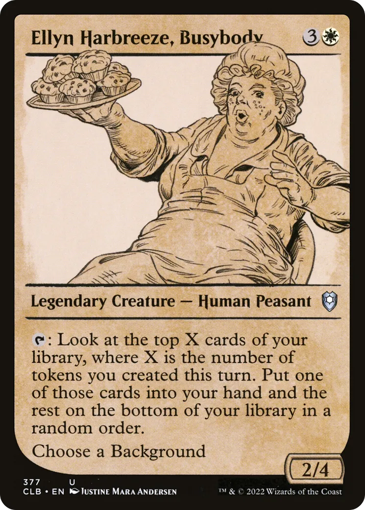 Ellyn Harbreeze, Busybody — Commander Legends: Battle for Baldur's Gate — Magic: The Gathering