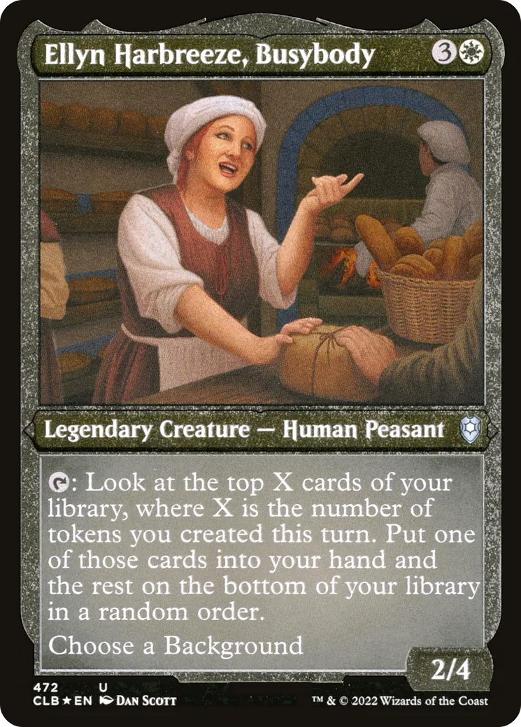 Ellyn Harbreeze, Busybody — Commander Legends: Battle for Baldur's Gate — Magic: The Gathering