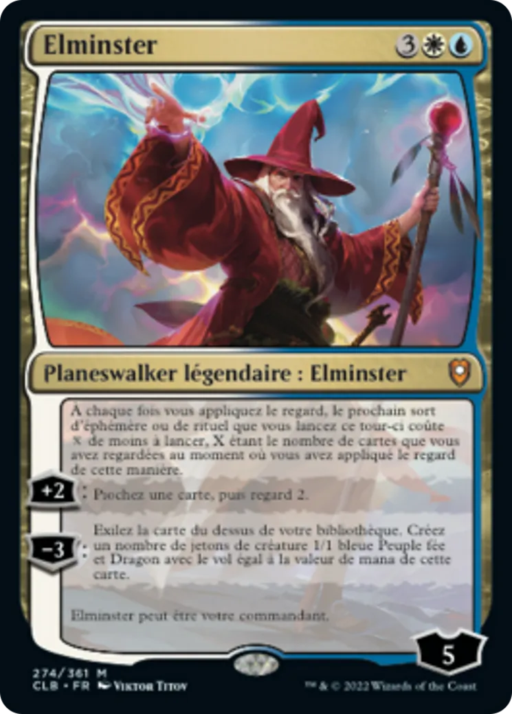 Elminster — Commander Legends: Battle for Baldur's Gate — Magic: The Gathering