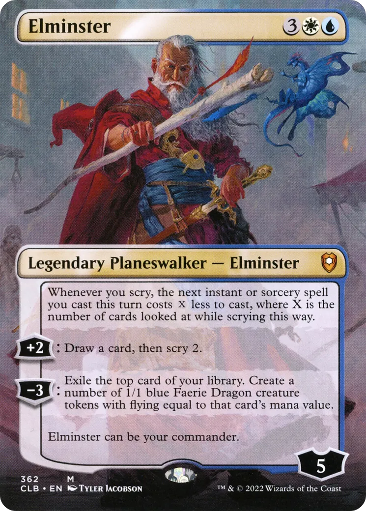 Elminster — Commander Legends: Battle for Baldur's Gate — Magic: The Gathering