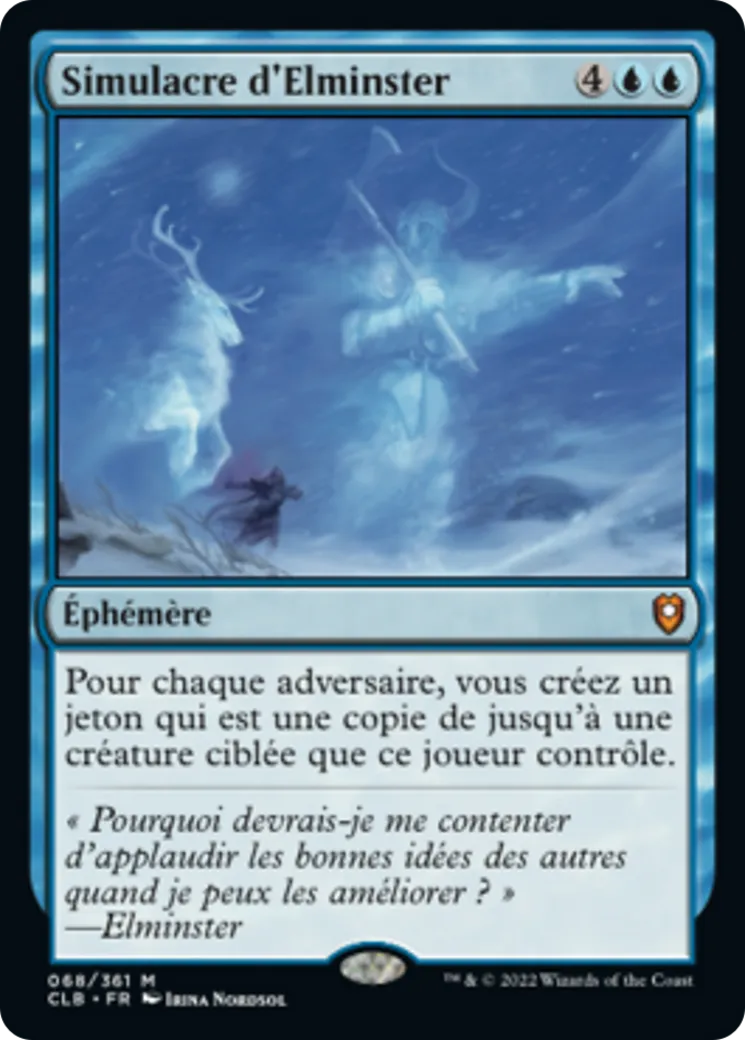 Simulacre d'Elminster from Commander Legends: Battle for Baldur's Gate - Magic: The Gathering