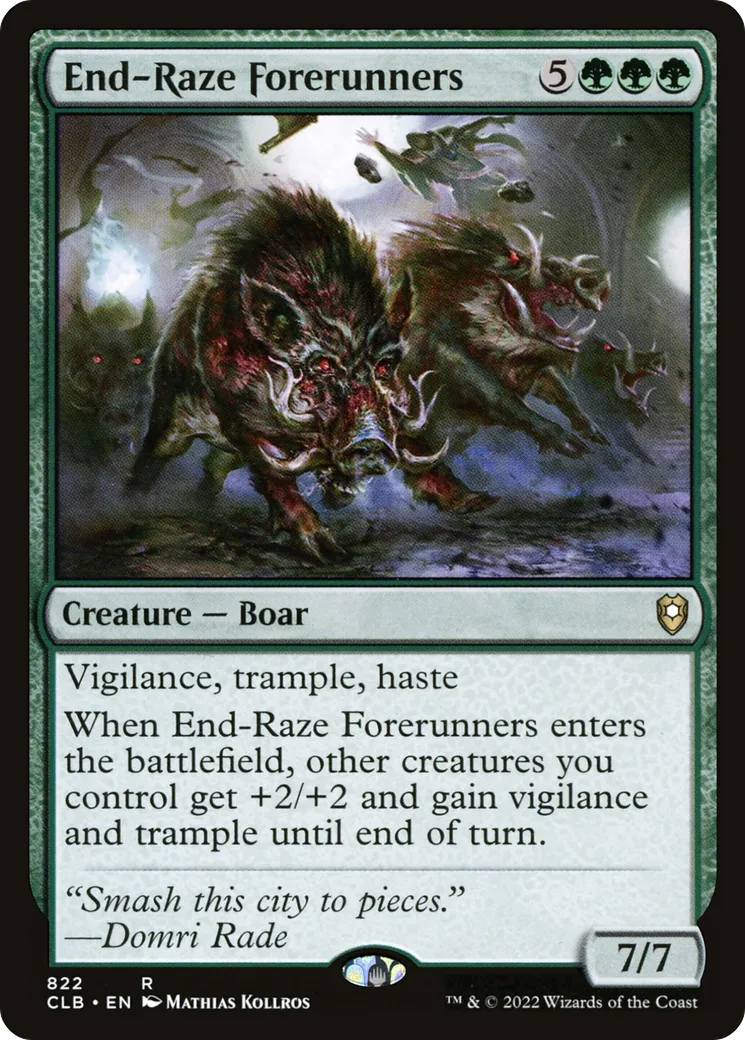 End-Raze Forerunners — Commander Legends: Battle for Baldur's Gate — Magic: The Gathering