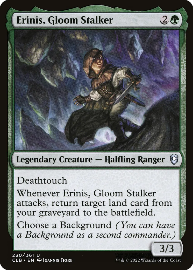Erinis, Gloom Stalker from Commander Legends: Battle for Baldur's Gate - Magic: The Gathering