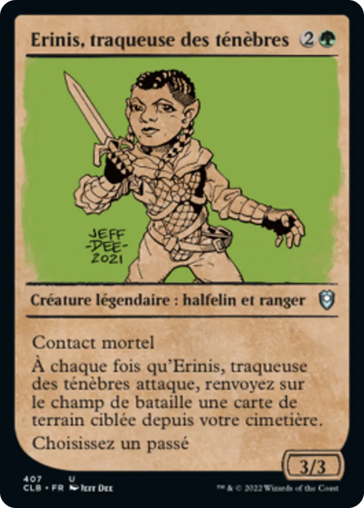 Erinis, traqueuse des ténèbres — Commander Legends: Battle for Baldur's Gate — Magic: The Gathering