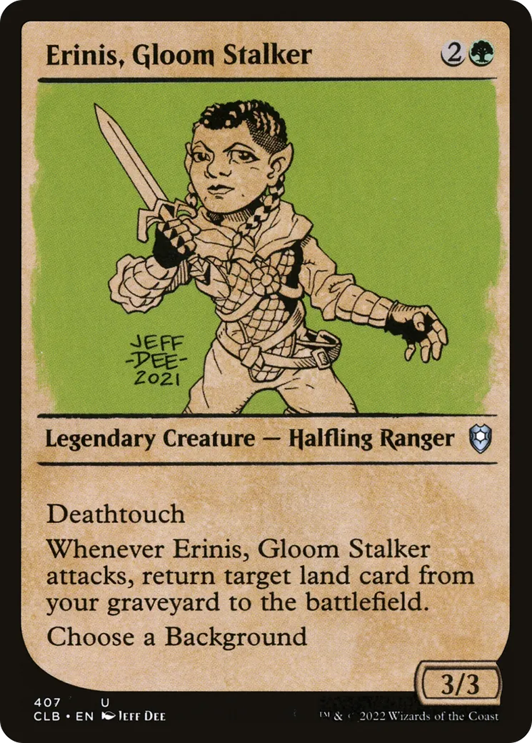 Erinis, Gloom Stalker — Commander Legends: Battle for Baldur's Gate — Magic: The Gathering