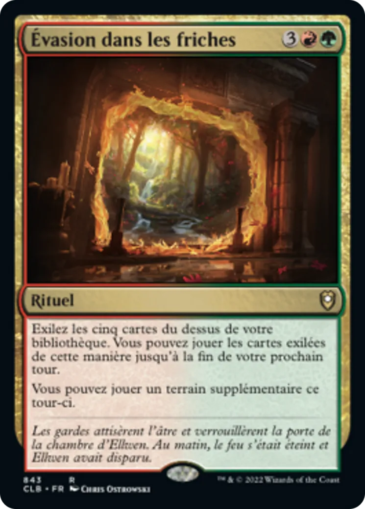 Évasion dans les friches — Commander Legends: Battle for Baldur's Gate — Magic: The Gathering