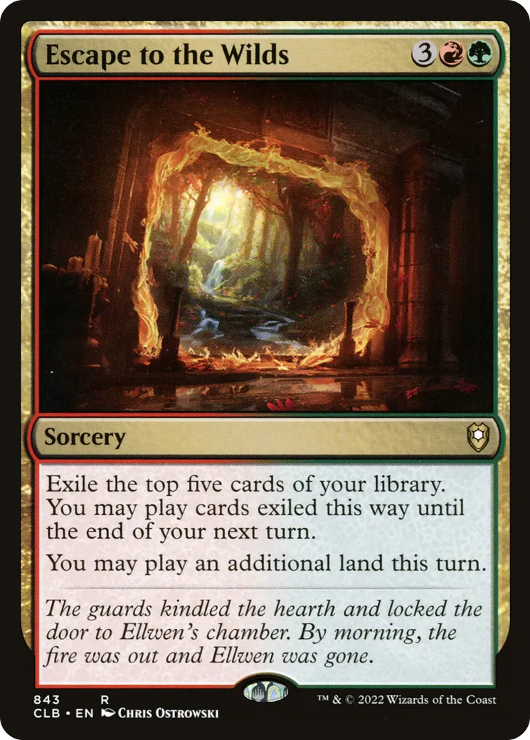 Escape to the Wilds from Commander Legends: Battle for Baldur's Gate - Magic: The Gathering