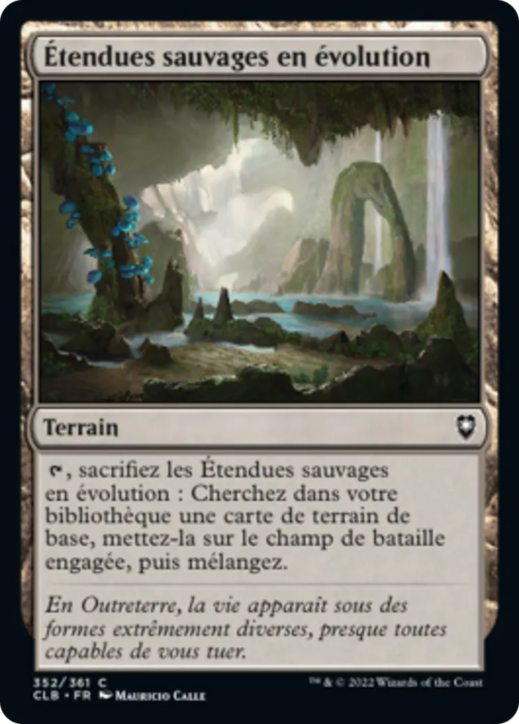 Étendues sauvages en évolution — Commander Legends: Battle for Baldur's Gate — Magic: The Gathering