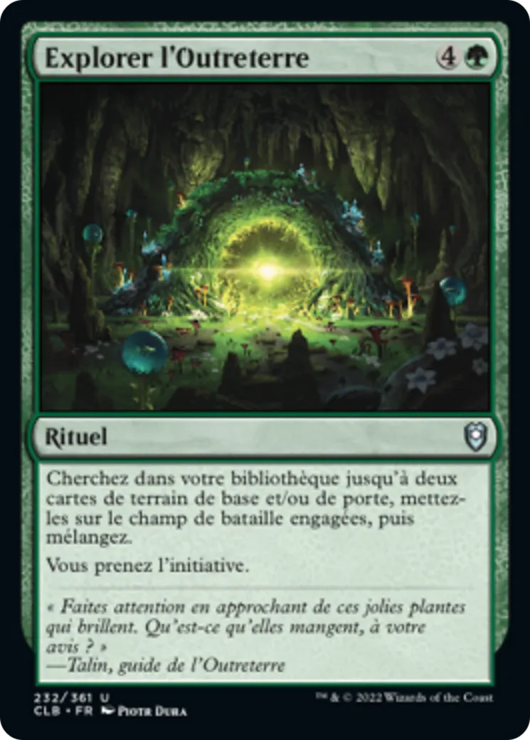 Explorer l'Outreterre — Commander Legends: Battle for Baldur's Gate — Magic: The Gathering