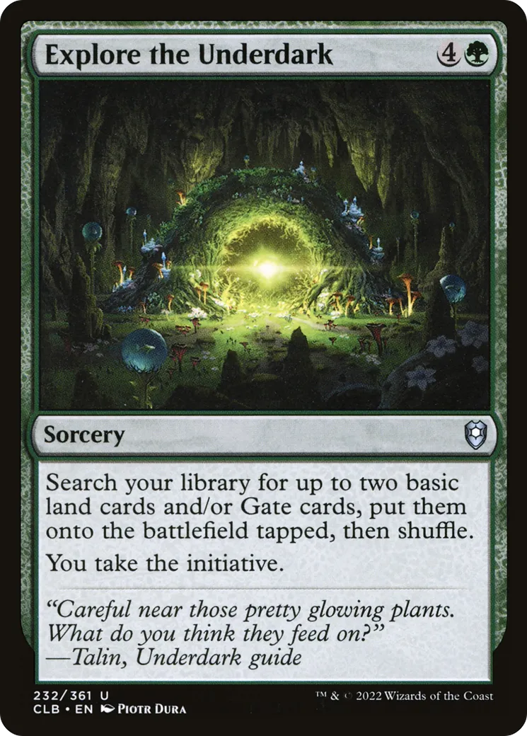 Explore the Underdark — Commander Legends: Battle for Baldur's Gate — Magic: The Gathering