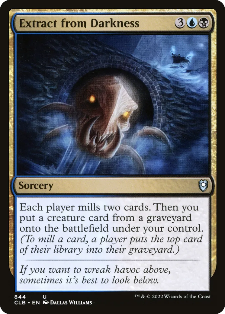 Extract from Darkness from Commander Legends: Battle for Baldur's Gate - Magic: The Gathering