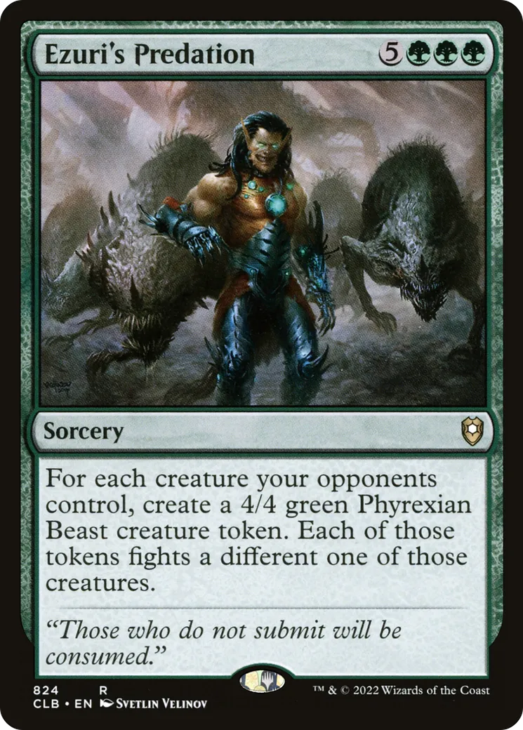 Ezuri's Predation — Commander Legends: Battle for Baldur's Gate — Magic: The Gathering