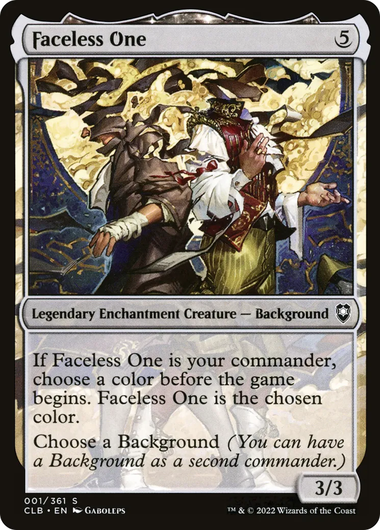 Faceless One — Commander Legends: Battle for Baldur's Gate — Magic: The Gathering