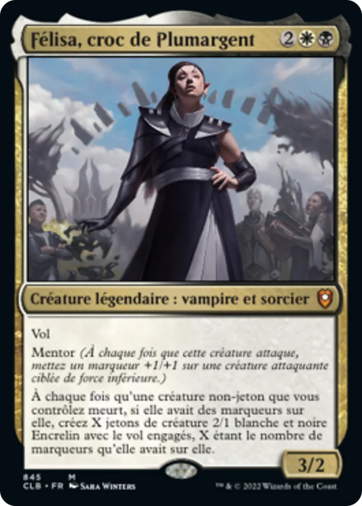 Félisa, croc de Plumargent from Commander Legends: Battle for Baldur's Gate - Magic: The Gathering
