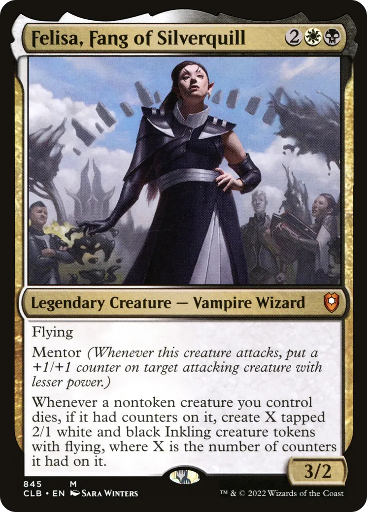 Felisa, Fang of Silverquill — Commander Legends: Battle for Baldur's Gate — Magic: The Gathering