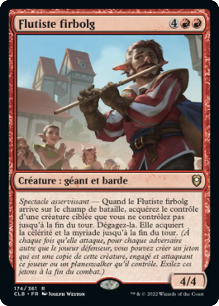 Flutiste firbolg — Commander Legends: Battle for Baldur's Gate — Magic: The Gathering