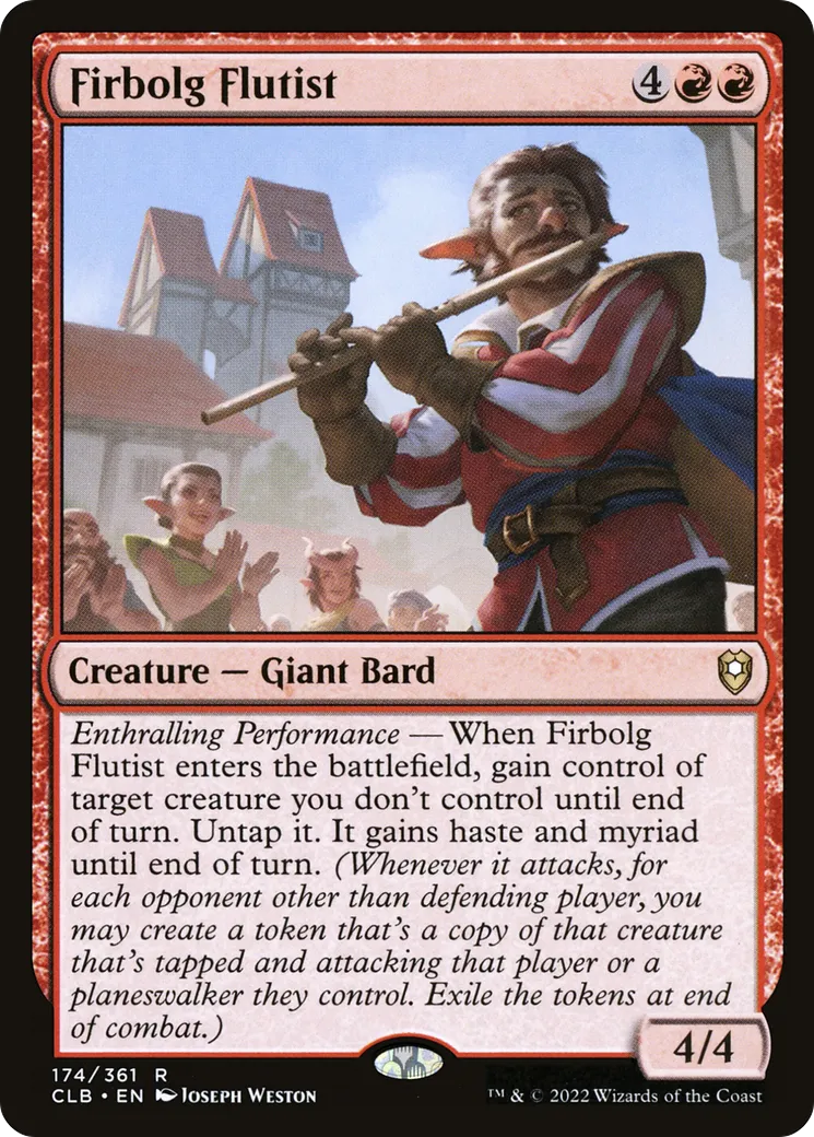 Firbolg Flutist — Commander Legends: Battle for Baldur's Gate — Magic: The Gathering
