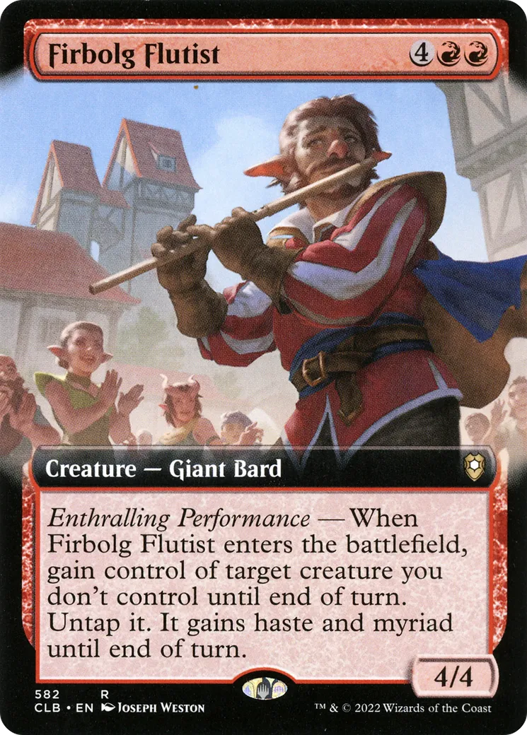 Flutiste firbolg — Commander Legends: Battle for Baldur's Gate — Magic: The Gathering