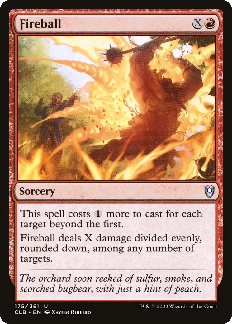 Boule de feu — Commander Legends: Battle for Baldur's Gate — Magic: The Gathering